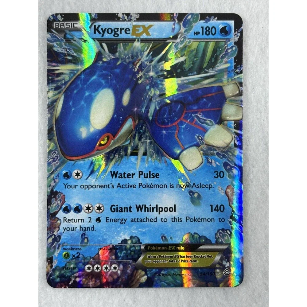 Pokémon M Gardevoir EX 106/160 & Kyogre EX 54/160 Holo Rare Card Lot XY